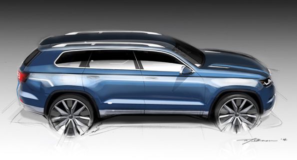 VW покажет новый семиместный внедорожник между Tiguan и Touareg