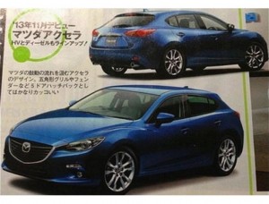 Новую Mazda3 рассекретили в рекламной брошюре