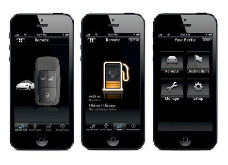 “Фольксвагены” научат открывать двери по сигналу с мобильника