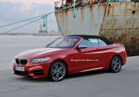 В сети появилось несколько рендеров BMW M235i Cabrio