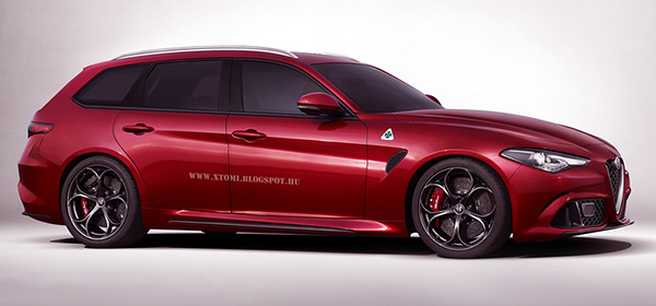 Alfa Romeo Giulia танет универасалом